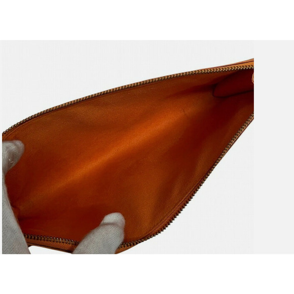 Authentic Louis Vuitton Fawn Epi Pochette Accessoires Bag Brown with Dust Bag - Picture 12 of 13